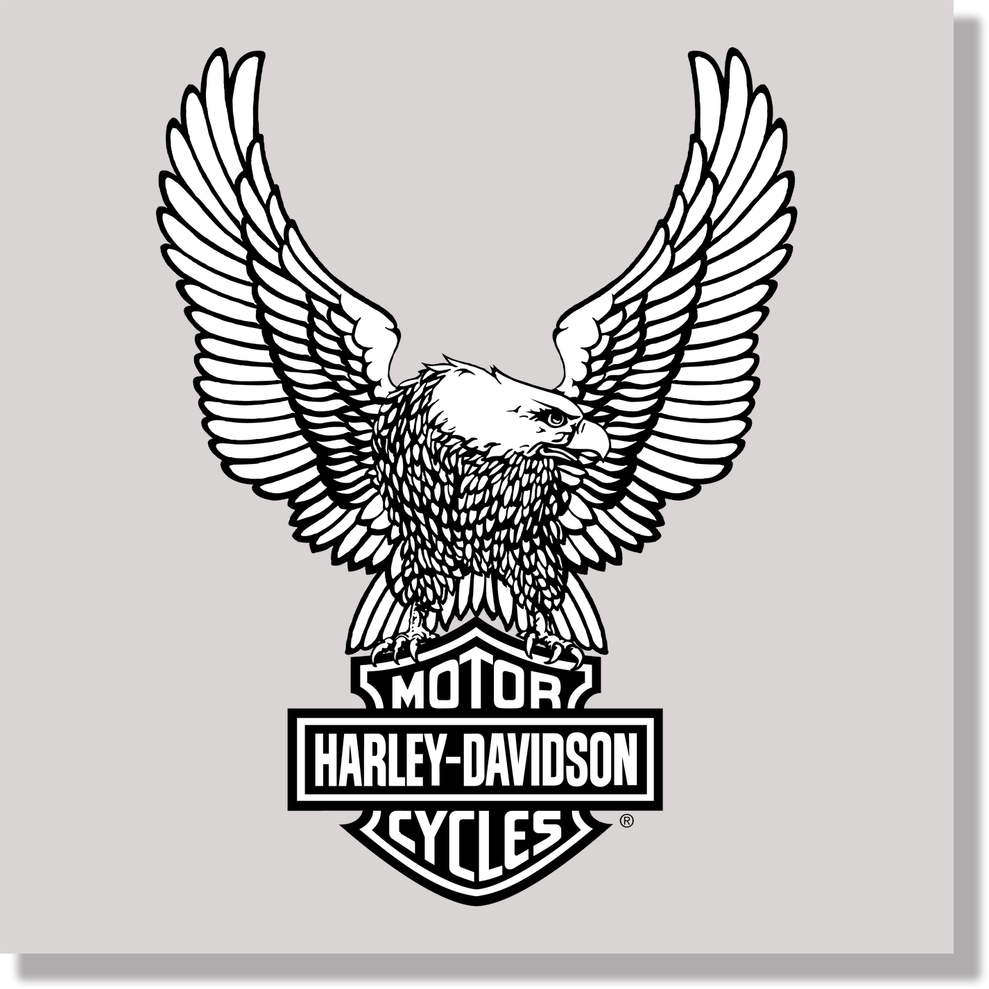 cars harley davidson eagle motor cycles DTF Transfer