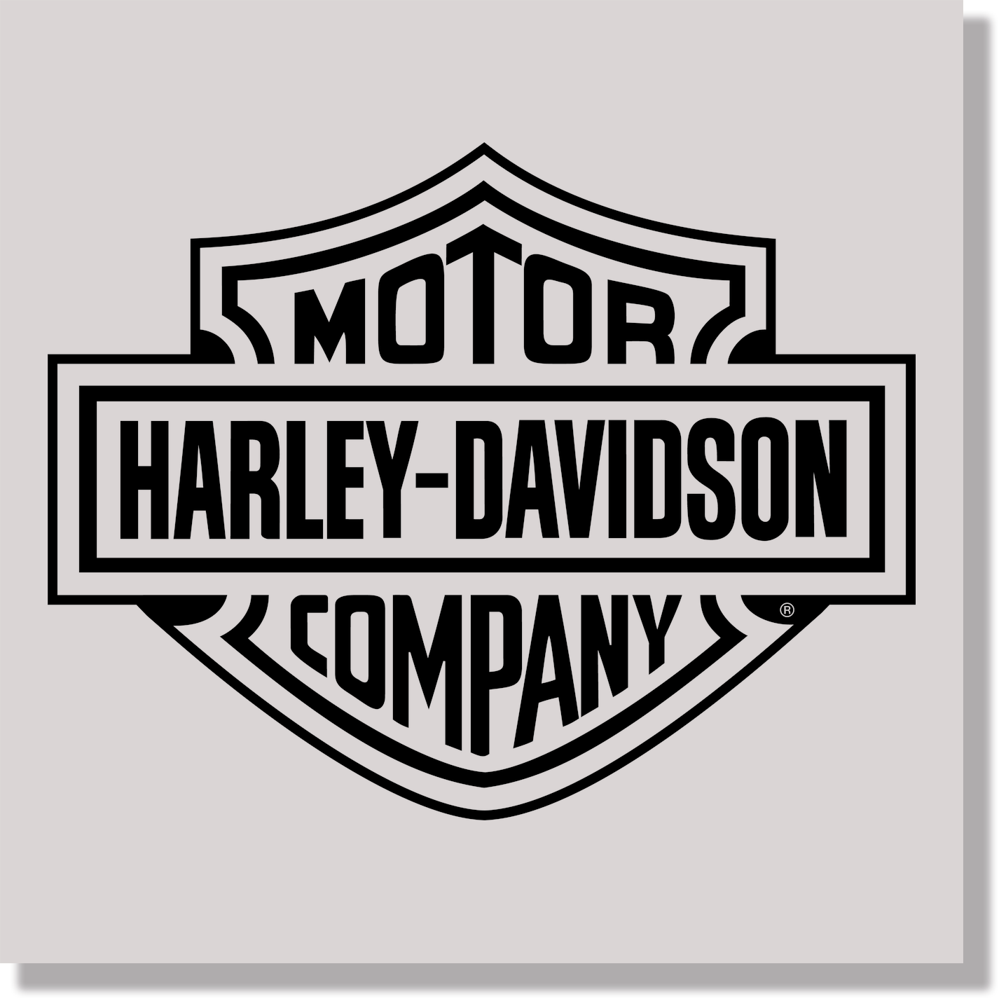 cars harley davidson motor company logo 2 DTF Transfer