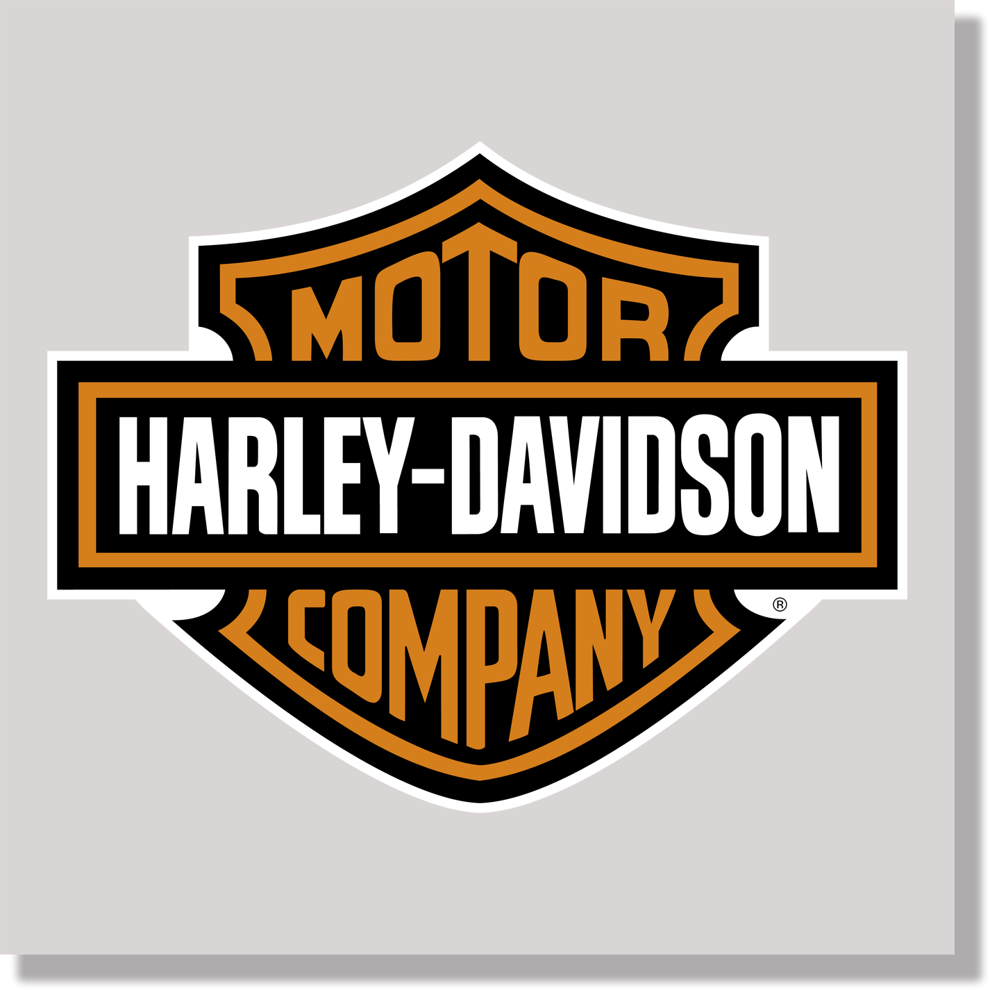 cars harley davidson motor company logo DTF Transfer