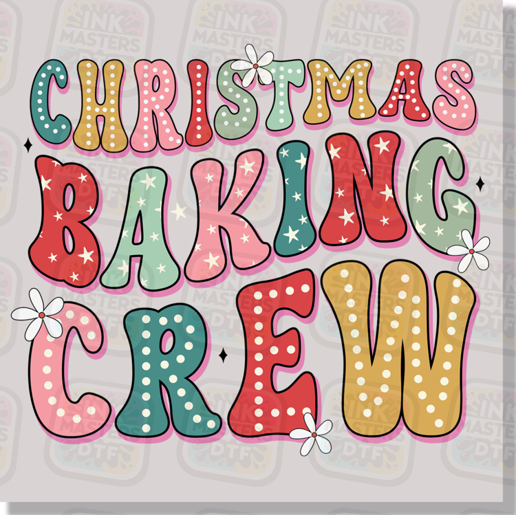 Christmas Baking Crew DTF Transfer