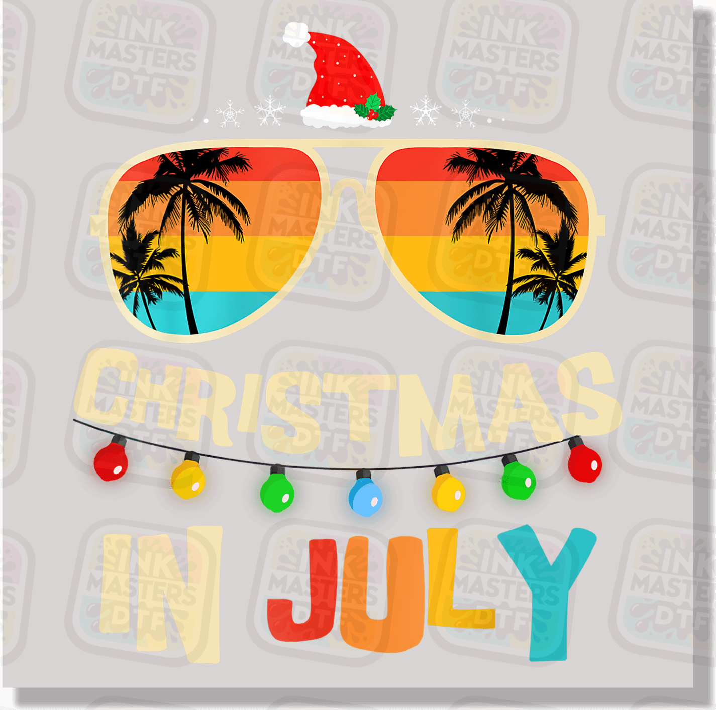 Christmas In July Shades DTF Transfer - Ink Masters DTF