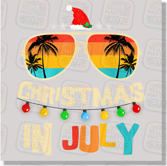 Christmas In July Shades DTF Transfer - Ink Masters DTF