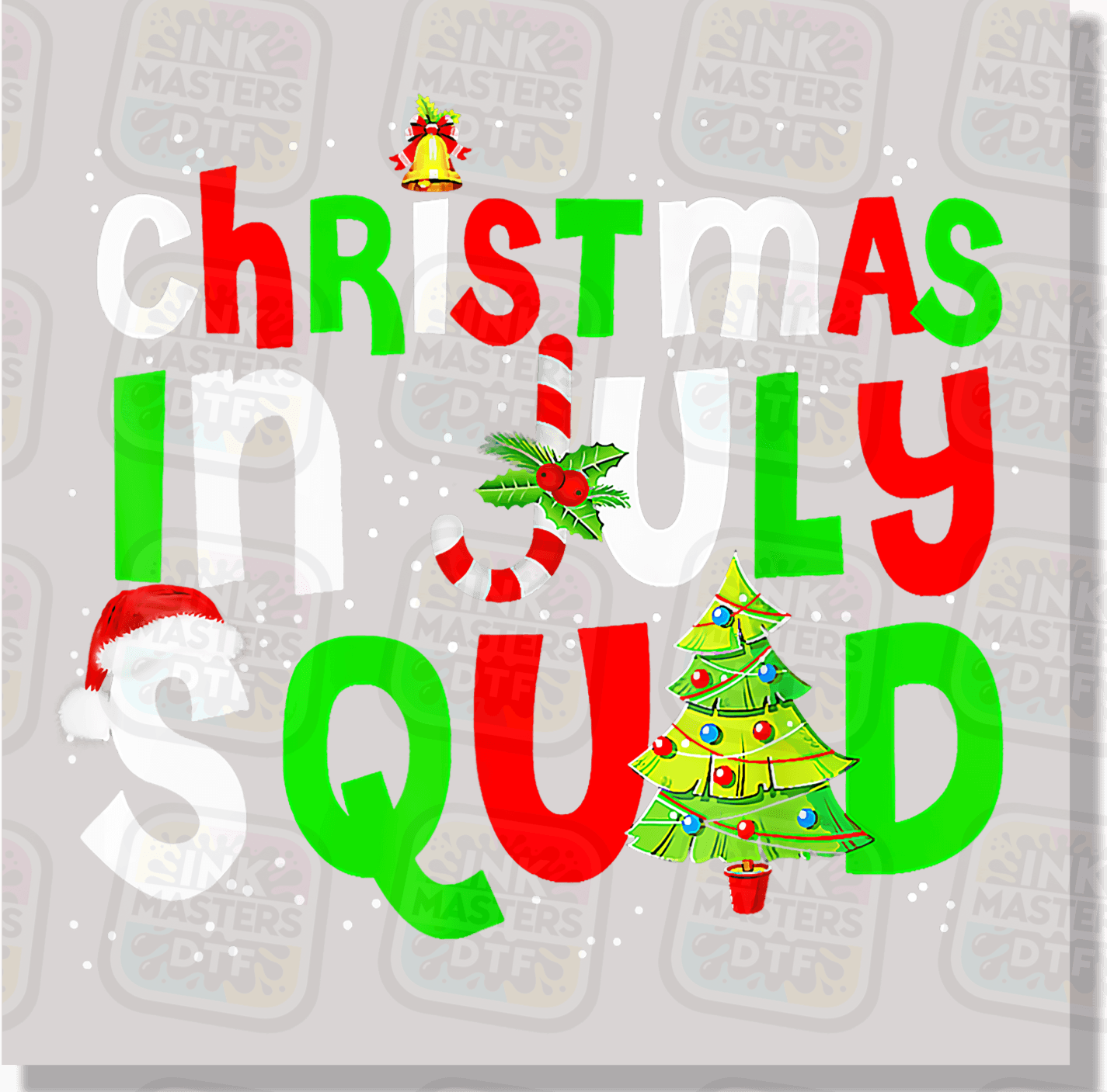 Christmas In July Squad DTF Transfer - Ink Masters DTF