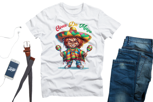 Cinco De Mayo Horror Doll Unisex T-Shirt