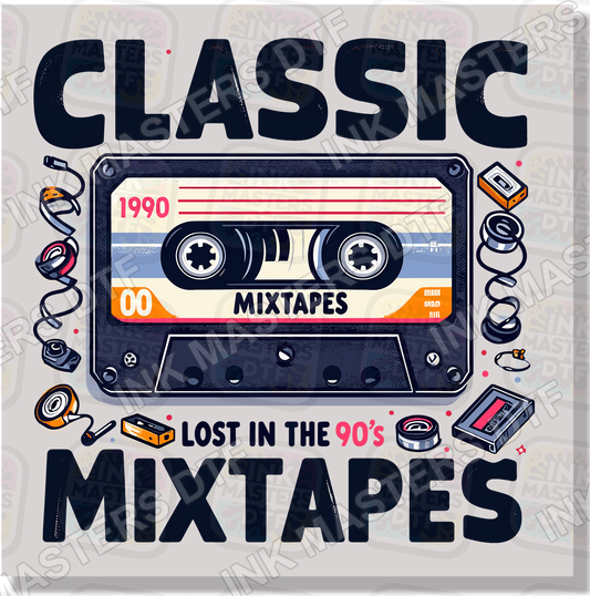 Classic Mixtapes DTF Transfer - Ink Masters DTF