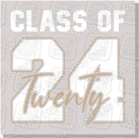 Class Of Twenty 24 DTF Transfer - Ink Masters DTF