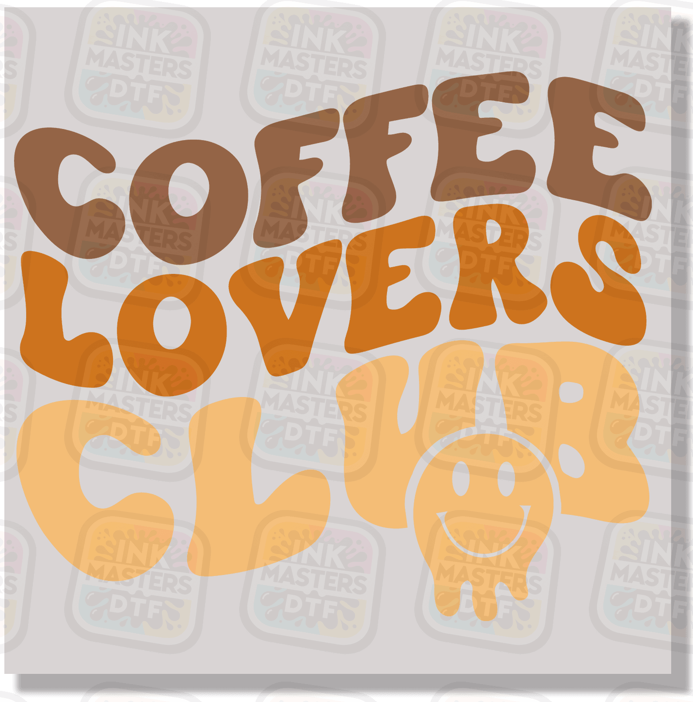 Coffee Lovers Club DTF Transfer - Ink Masters DTF