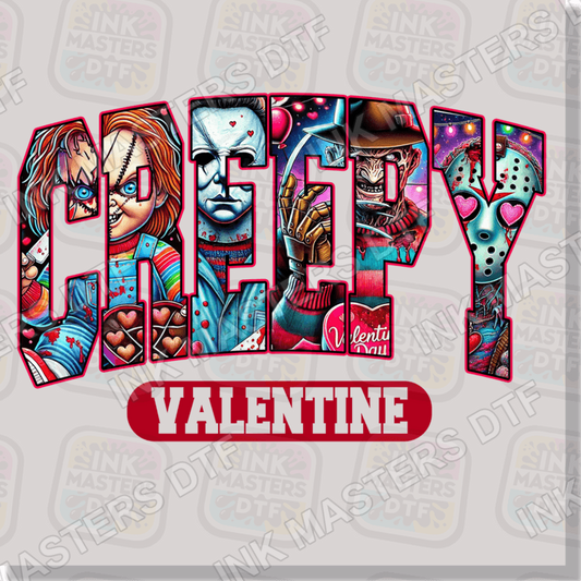 Creepy Valentine DTF Transfer - Ink Masters DTF