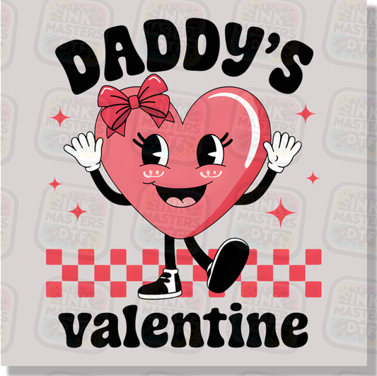 Daddy's Valentine DTF Transfer