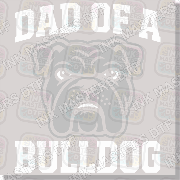Dad Of A Bulldog DTF Transfer - Ink Masters DTF