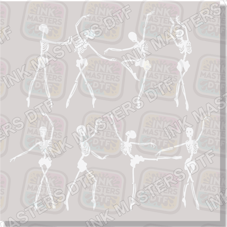 Dancing Skeleton DTF Transfer - Ink Masters DTF