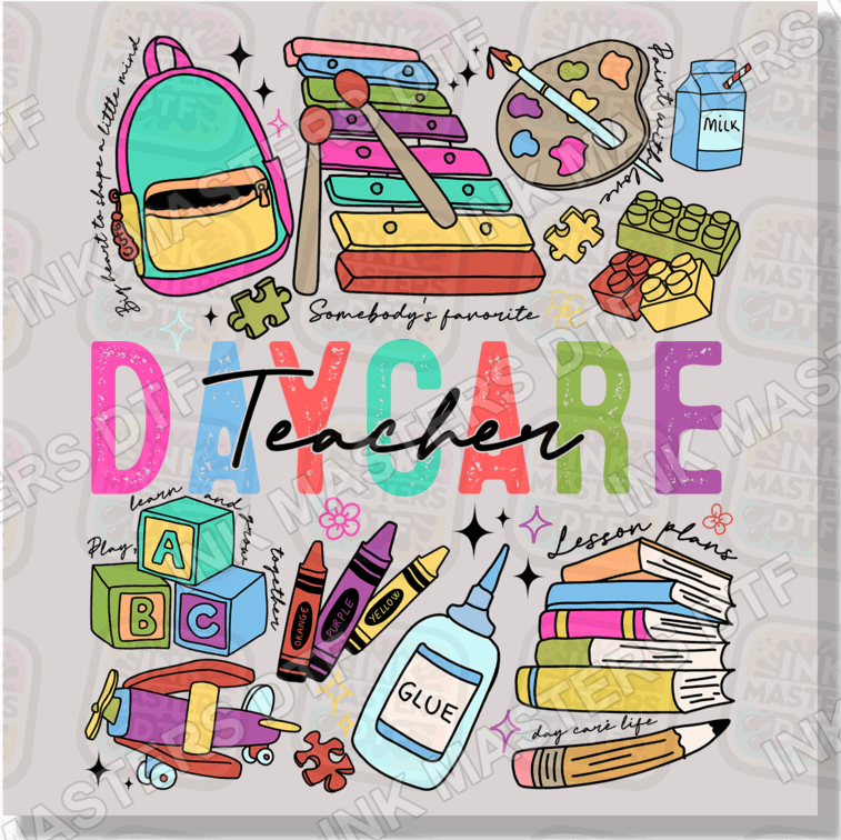 Daycare Teacher Stuff DTF Transfer - Ink Masters DTF