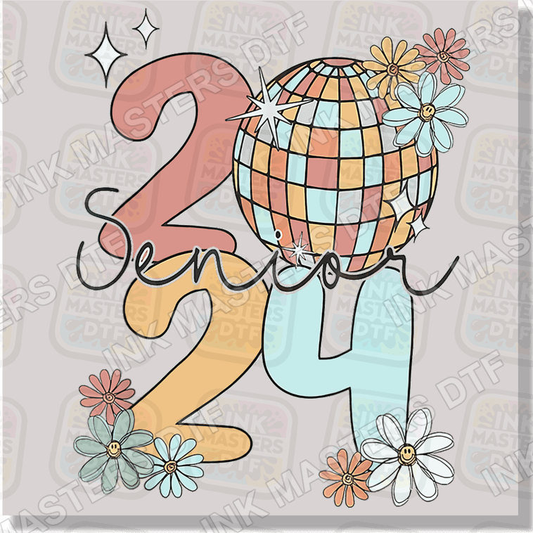2024 Senior Disco DTF Transfer - Ink Masters DTF