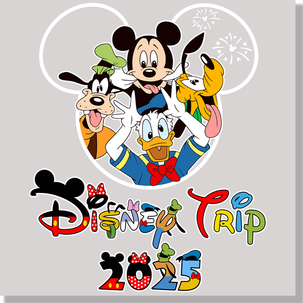 Disney Trip Silly Faces 2025 DTF Transfer - Ink Masters DTF