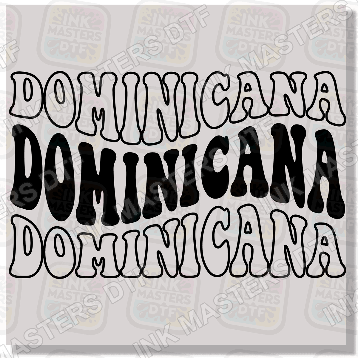 Dominicana DTF Transfer - Ink Masters DTF