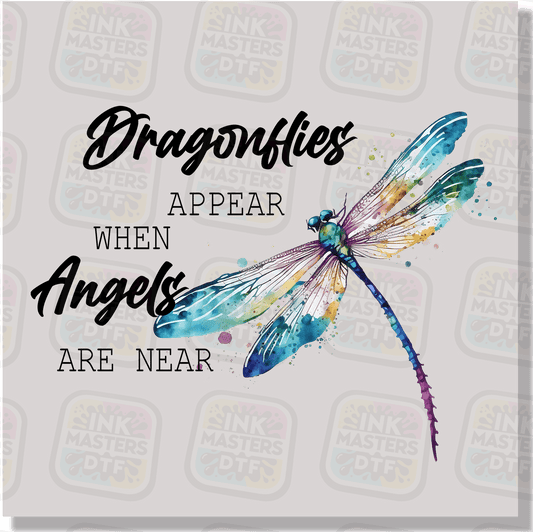 Dragonflies Appear DTF Transfer - Ink Masters DTF