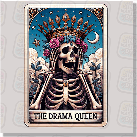The Drama Queen Tarot Card DTF Transfer - Ink Masters DTF