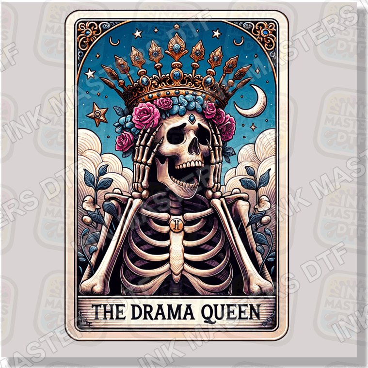 The Drama Queen Tarot Card DTF Transfer - Ink Masters DTF