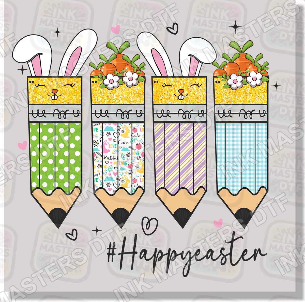 Easter Pencils DTF Transfer - Ink Masters DTF