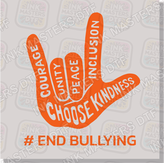 End Bullying DTF Transfer - Ink Masters DTF