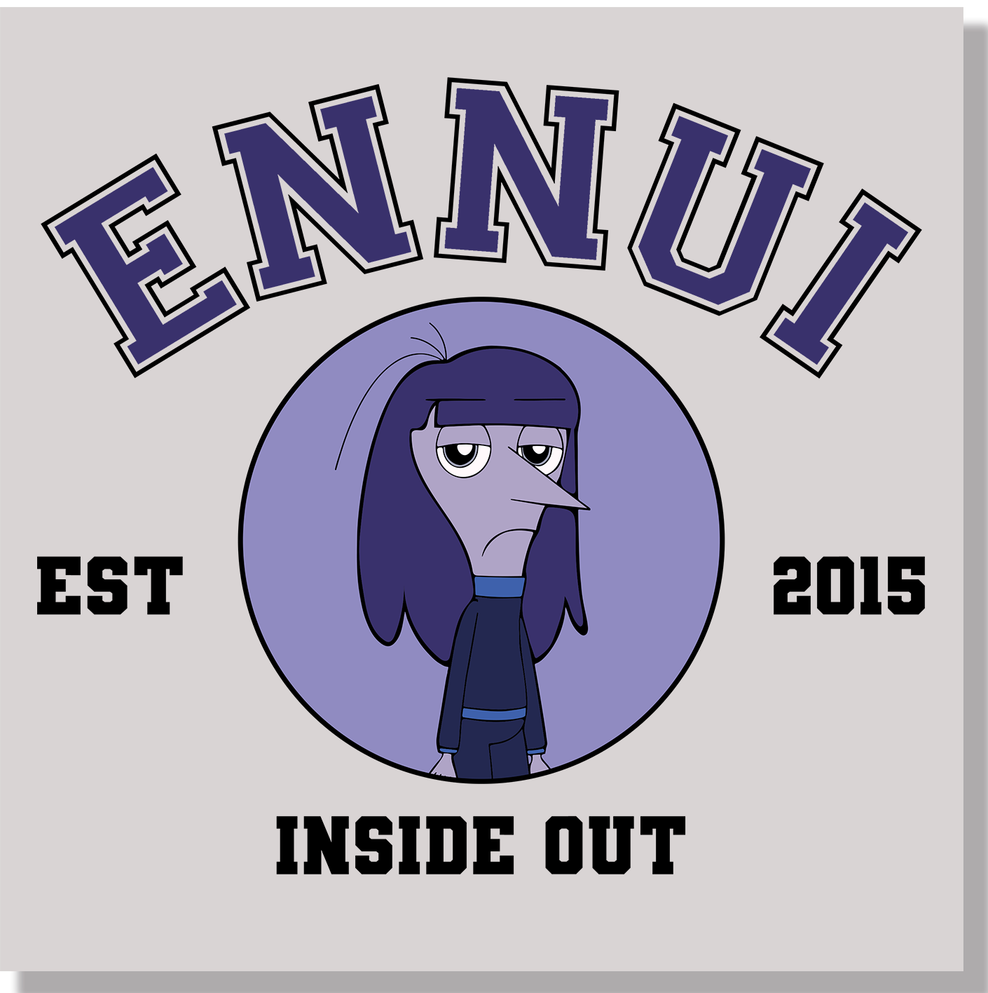 Inside Out Ennui DTF Transfer