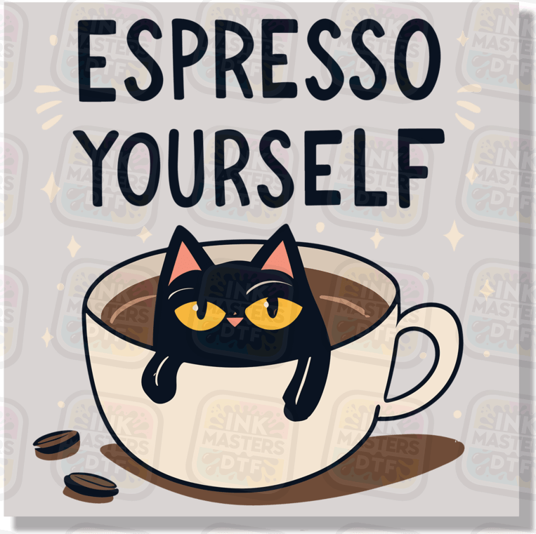 Espresso Yourself DTF Transfer - Ink Masters DTF