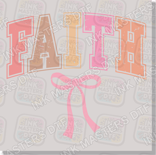 Faith And Bow DTF Transfer - Ink Masters DTF