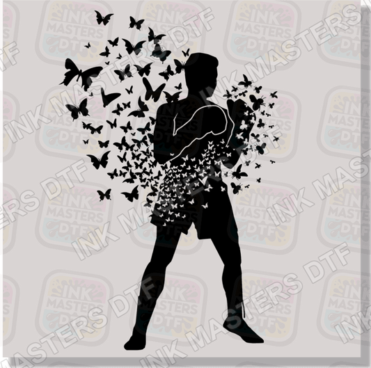 Float Like A Butterfly Sting Like A Bee DTF Transfer - Ink Masters DTF