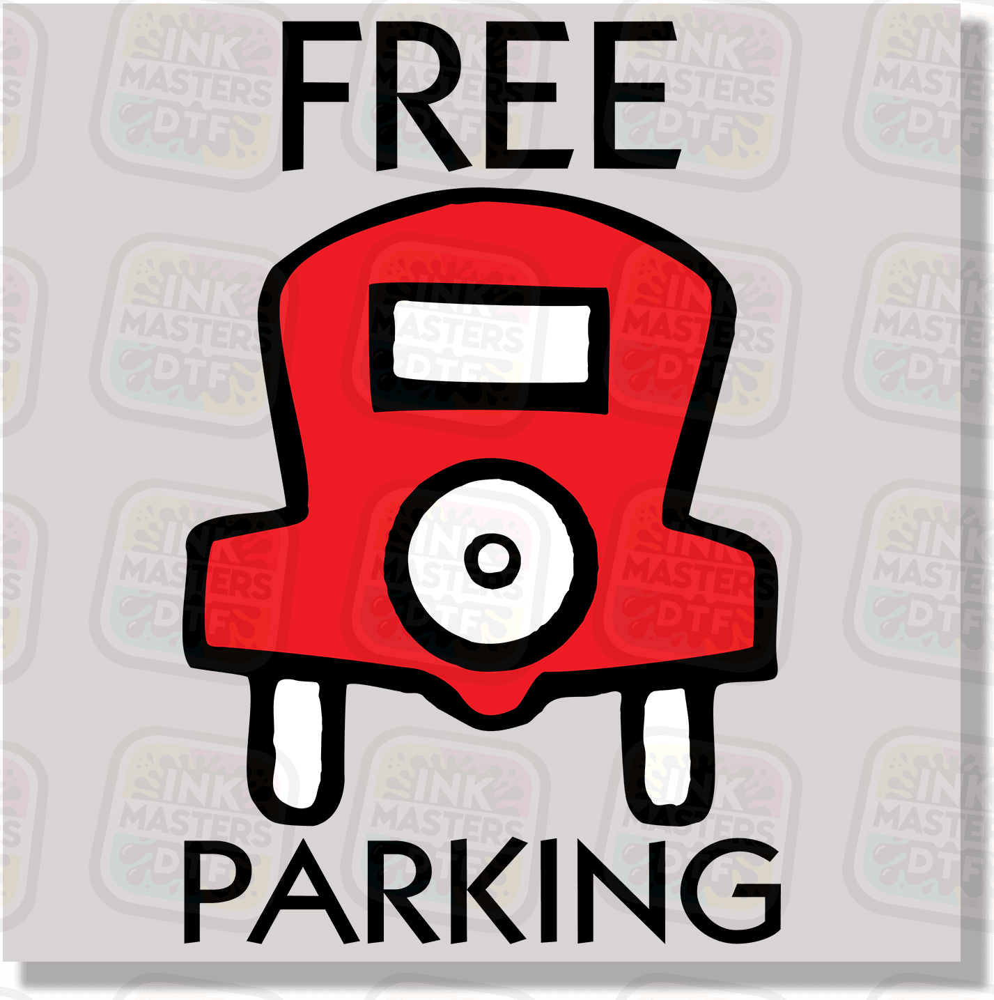 Free Parking DTF Transfer - Ink Masters DTF