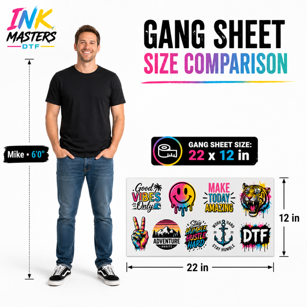 Custom DTF Gang Sheet Builder — Order Bulk DTF Transfers | Ink Masters DTF
