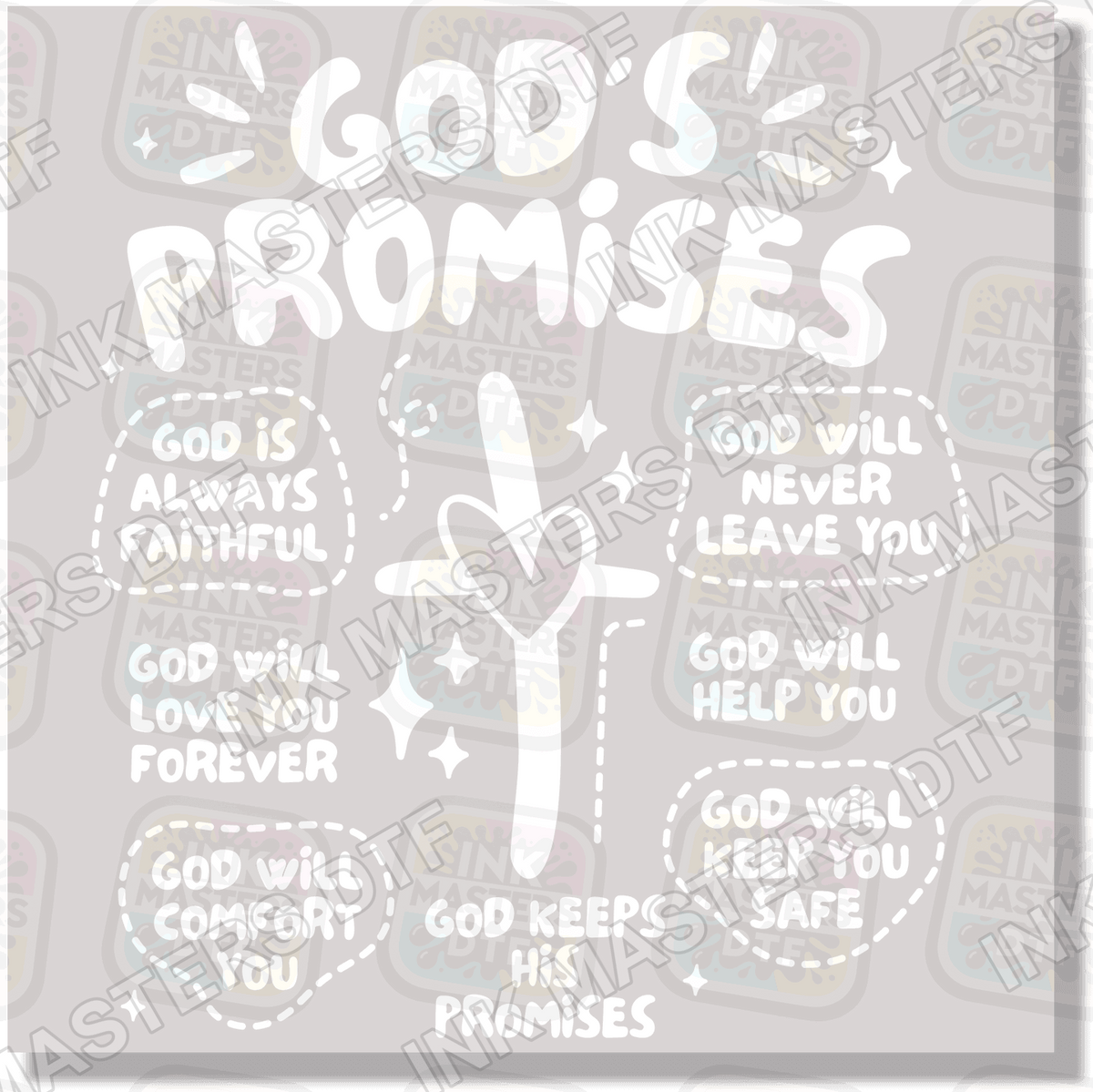God's Promises DTF Transfer - Ink Masters DTF