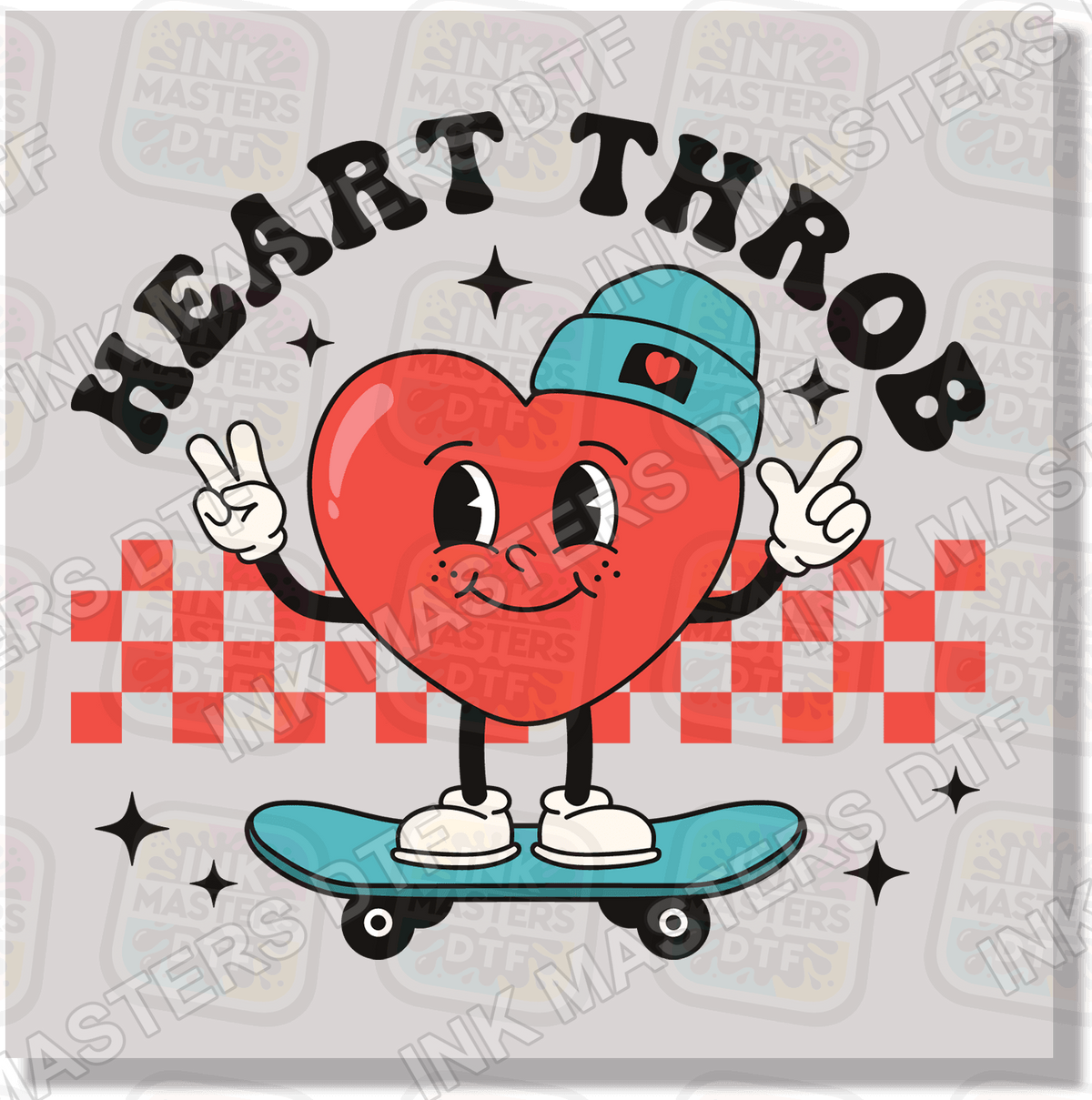 Heart Throb DTF Transfer - Ink Masters DTF