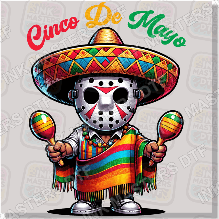 Cinco De Mayo Horror DTF Transfer - Ink Masters DTF