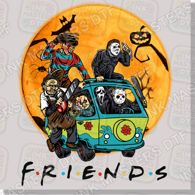 Horror Mystery Van Friends DTF Transfer - Ink Masters DTF