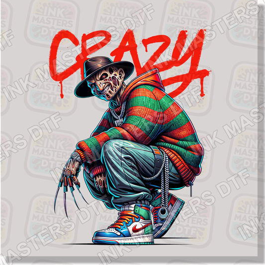 Crazy Horror Swag DTF Transfer - Ink Masters DTF