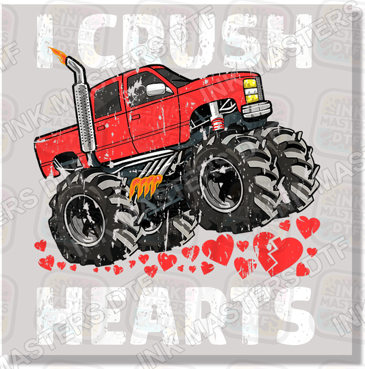 I Crush Hearts DTF Transfer - Ink Masters DTF