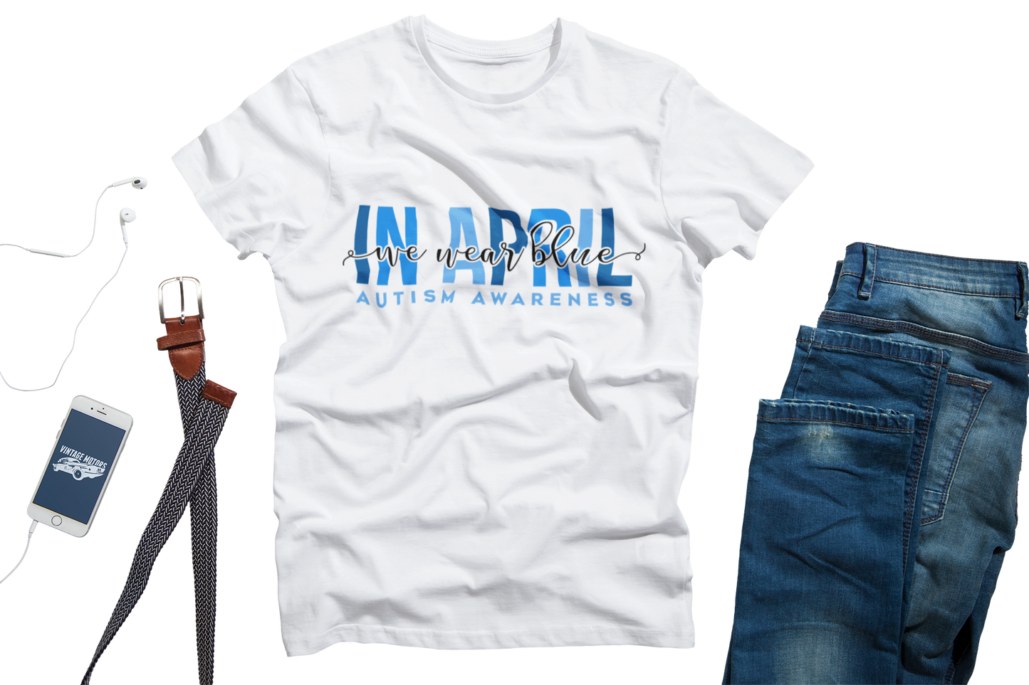 In April We Wear Blue Unisex T-Shirt