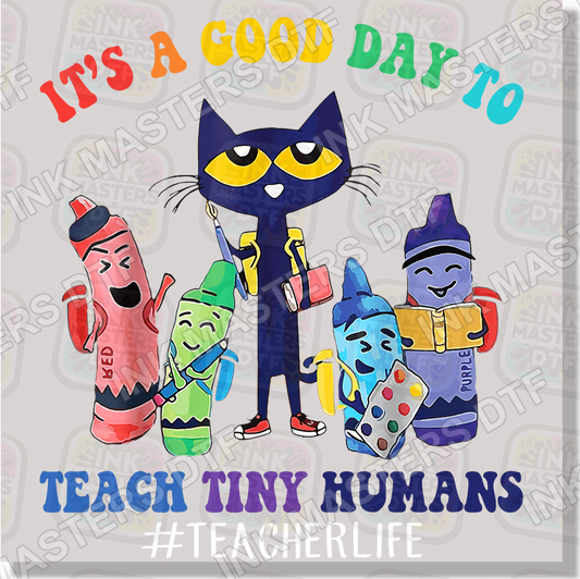It's A Good Day To Teach Tiny Humans DTF Transfer - Ink Masters DTF