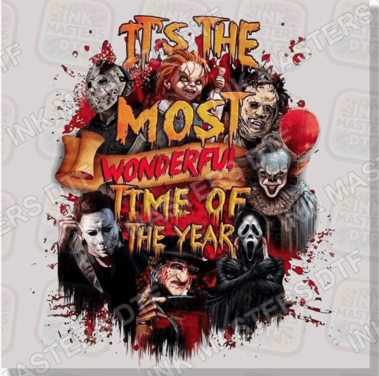 It's The Most Wonderful Time Of The Year Horror DTF Transfer - Ink Masters DTF
