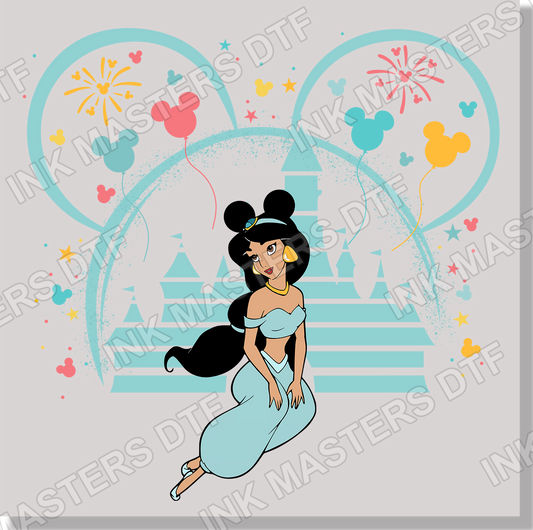Princess Jasmine DTF Transfer - Ink Masters DTF