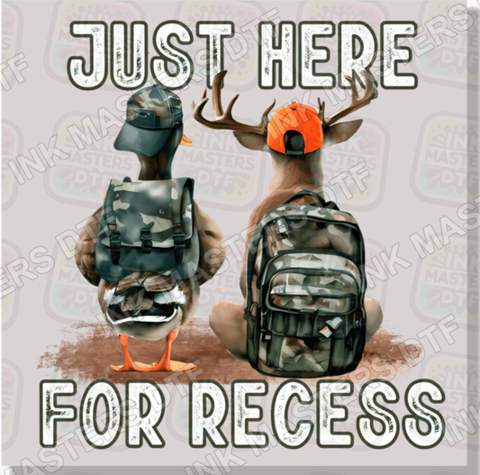 Here For Recess DTF Transfer - Ink Masters DTF