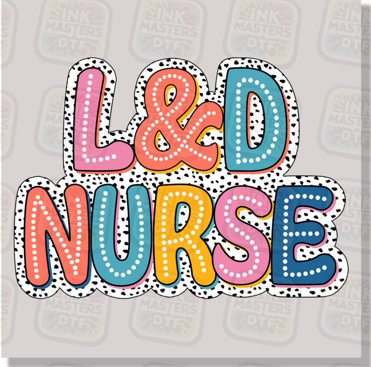 L&D Nurse DTF Transfer - Ink Masters DTF