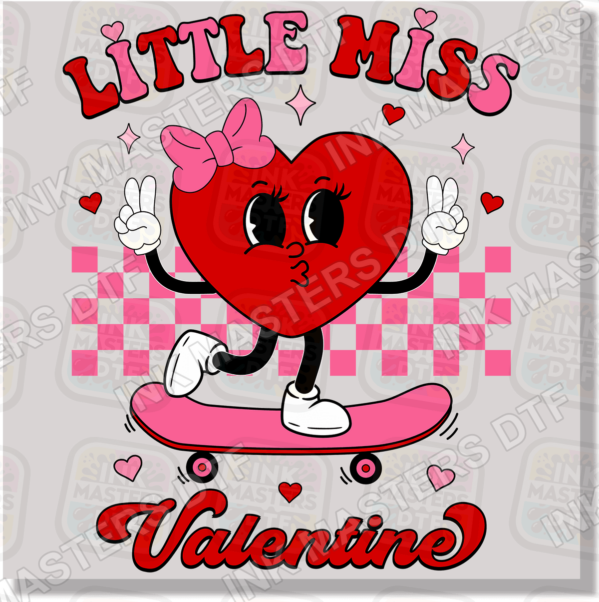 Little Miss Valentine DTF Transfer - Ink Masters DTF