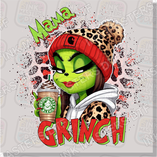 Mama Christmas Monster DTF Transfer - Ink Masters DTF