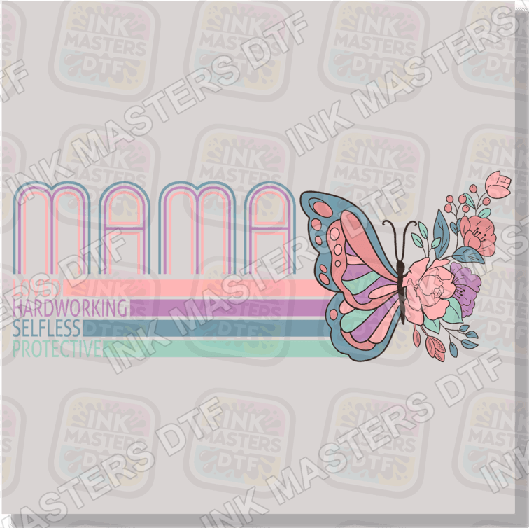 Loved Hardworking Mama DTF Transfer - Ink Masters DTF