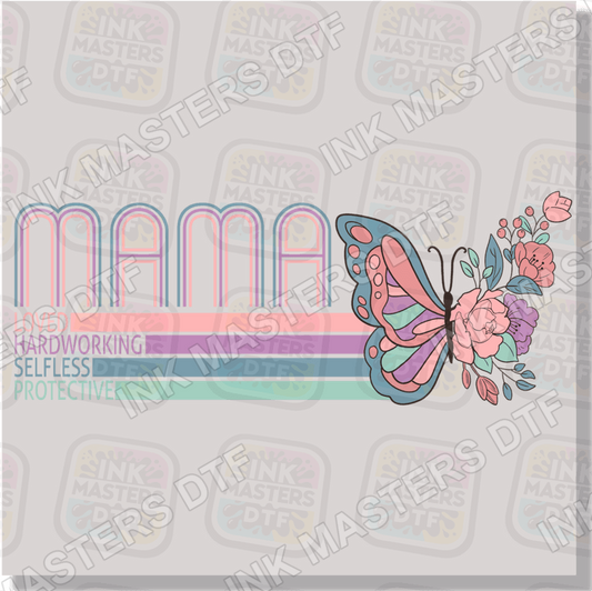 Loved Hardworking Mama DTF Transfer - Ink Masters DTF