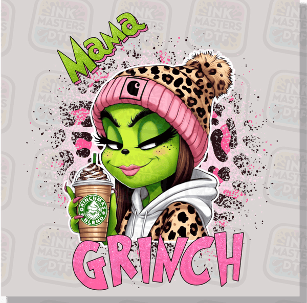 Mama Christmas Monster DTF Transfer - Ink Masters DTF