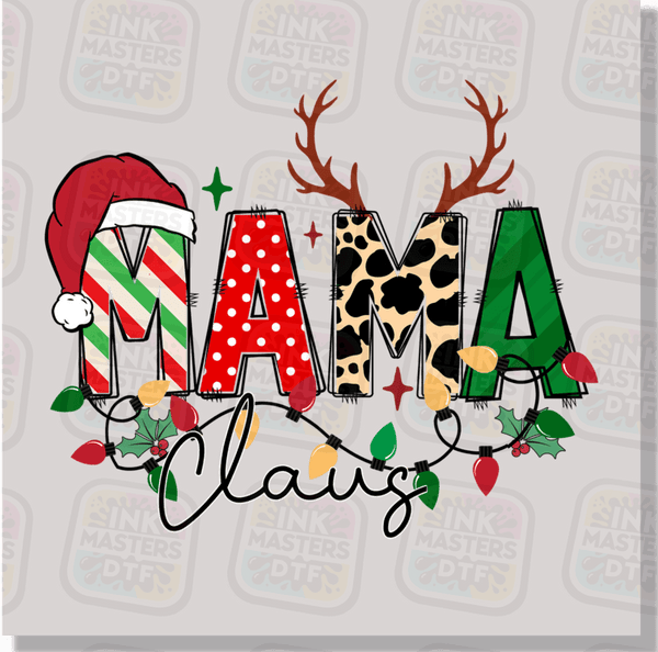 Mama Claus DTF Transfer - Ink Masters DTF