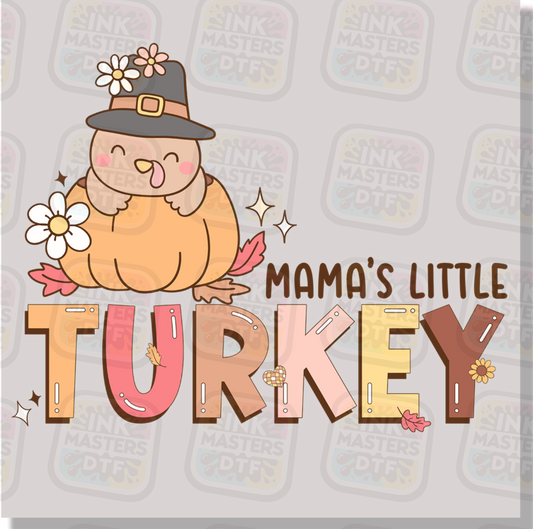 Mamas Little Turkey DTF Transfer