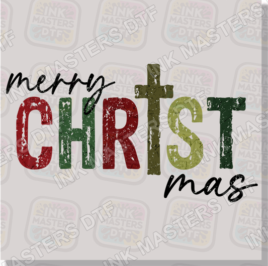 Merry Christ-mas DTF Transfer - Ink Masters DTF